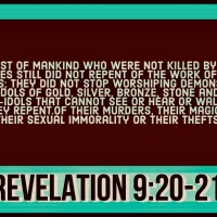 Revelation 9:20-21
